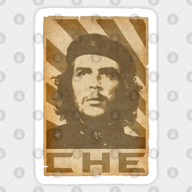 Che Guevara Retro Propaganda Sticker by Nerd_art